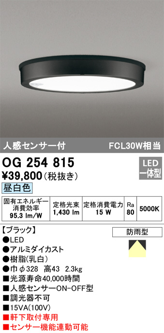 ODELIC OG254895 エクステリアライト オーデリック 照明器具 エクステリアライト ODELIC 屋外照明