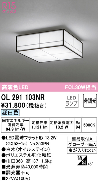 ODELIC オーデリック 小型シーリングライト OL291103NR | 商品紹介