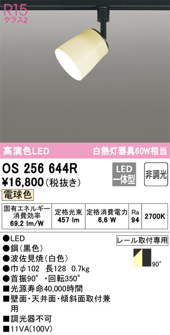 ODELIC オーデリック スポットライト OS256644R | 商品紹介 | 照明器具