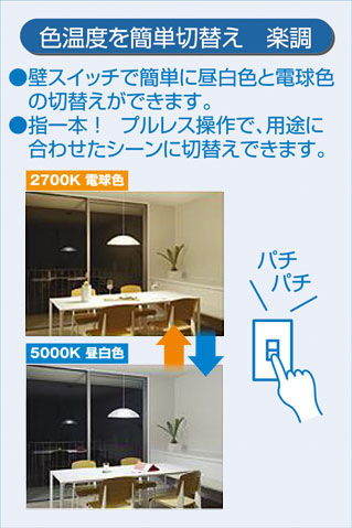 DAIKO 大光電機 色温度切替ペンダント DPN-39817GE | 商品紹介 | 照明