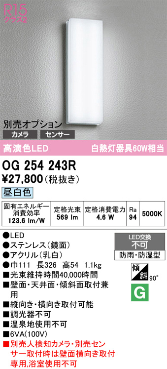 おしゃれな彩り器セット ODELIC オーデリック LED エクステリアライト OG254243R | 商品紹介
